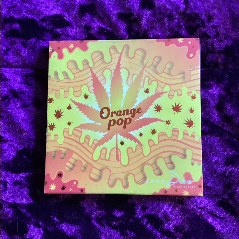 Kara Beauty Orange Pop 16 pan eyeshadow palette